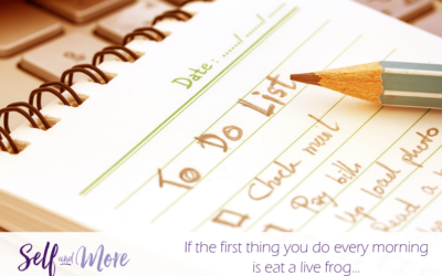 If the first thing you do every morning is eat a live frog…
